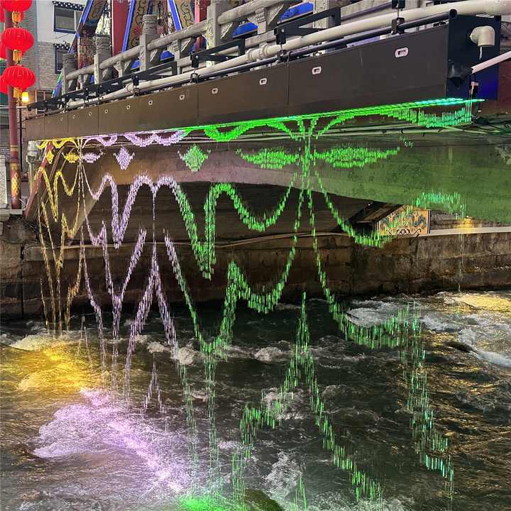 Hot Sale bar Lounge Commercial Decor Led Water Fountain Floor to Ceiling Water Wall Curtain