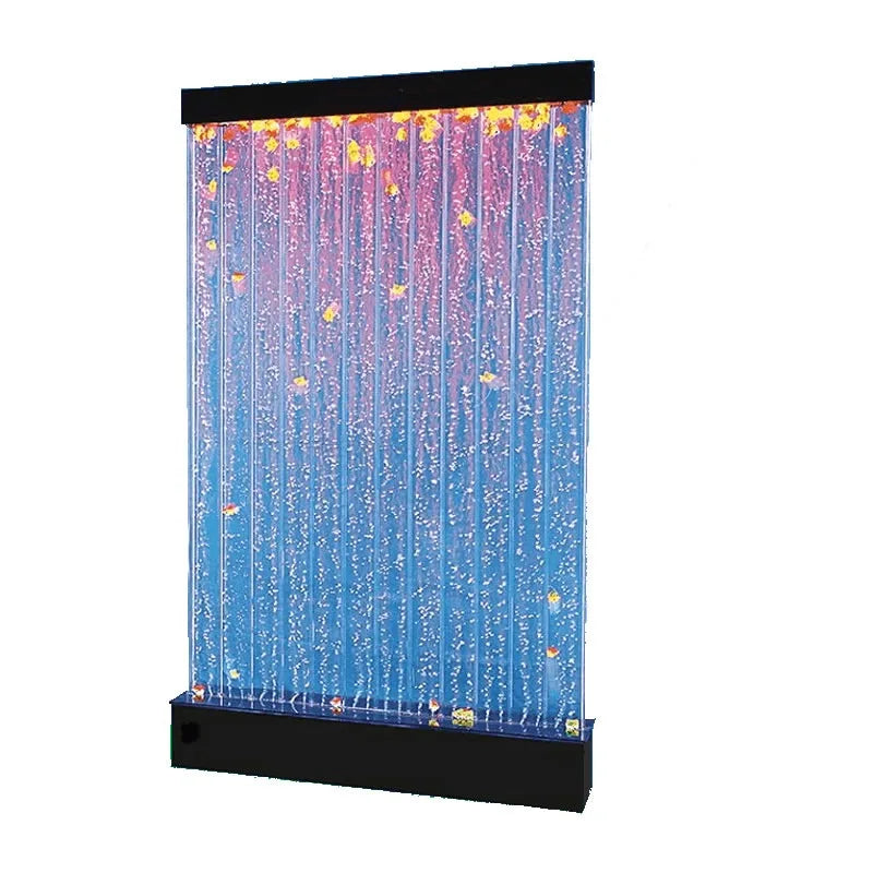 Bubble Flowing Screen Decoration Water Curtain Wall Water Dance, Wine Cabinet Rural Beauty Salon Partition Entrance